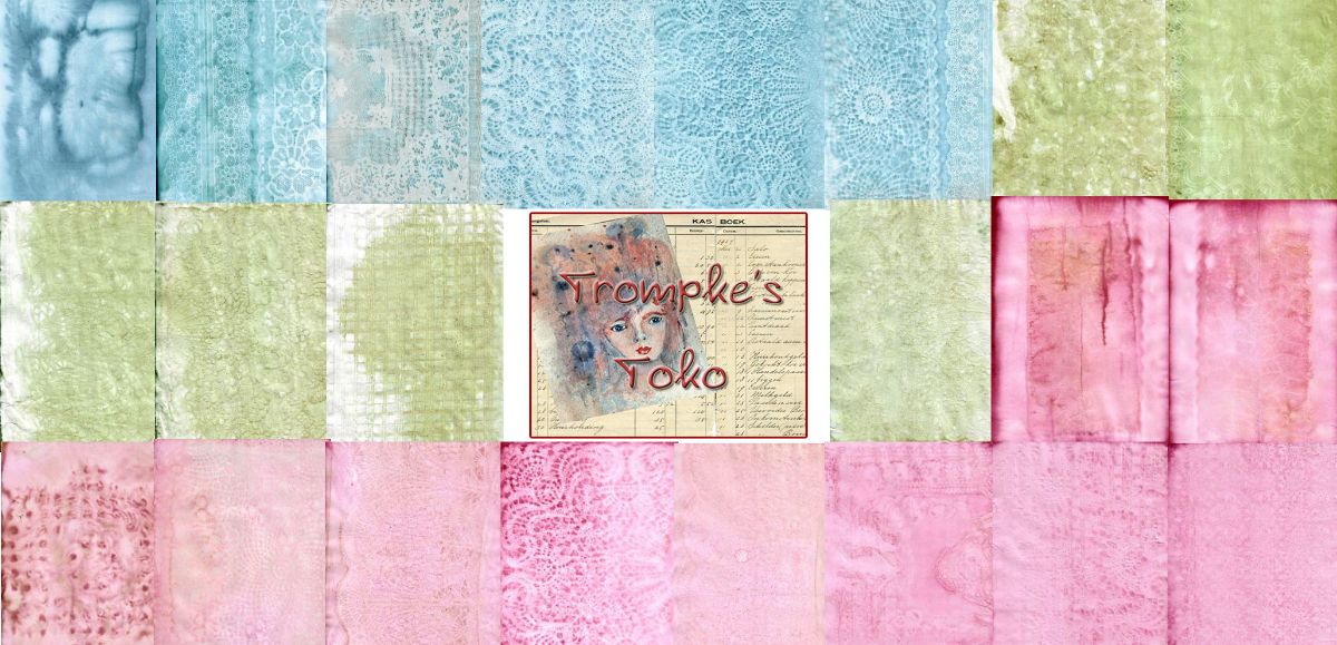 Digital Vegetable dyed papers kit2 , 30 A4 sheets
