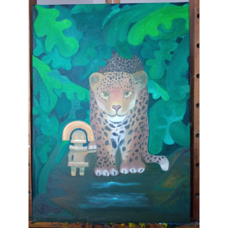 Jaguares en el bosque