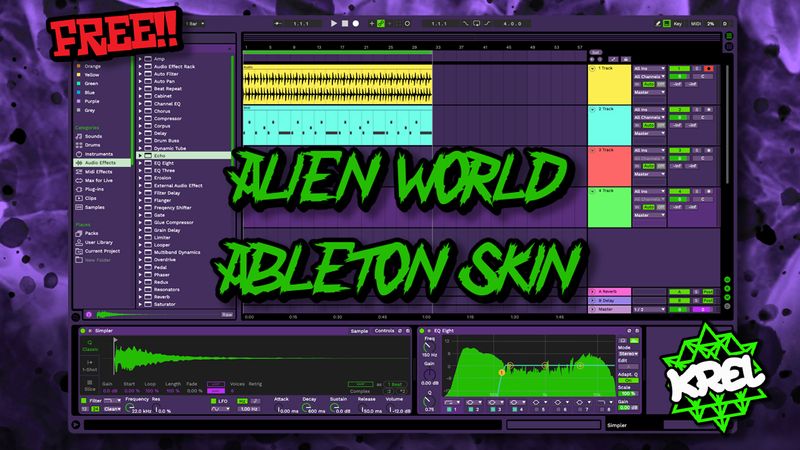 Free Ableton Skin by Krel