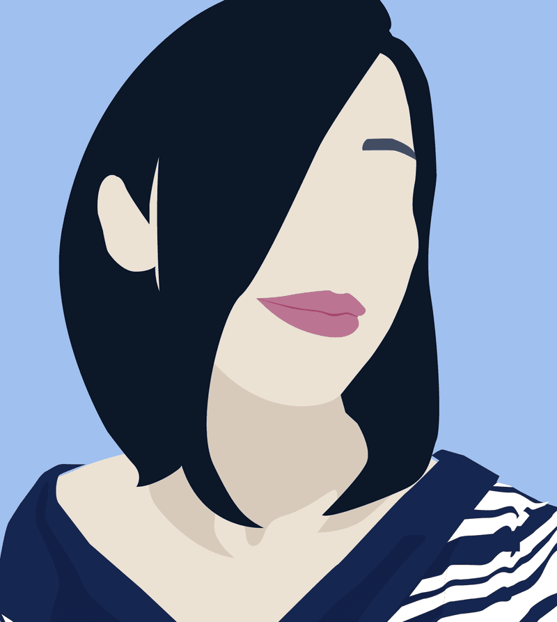 Minimalistic Vector Potrait