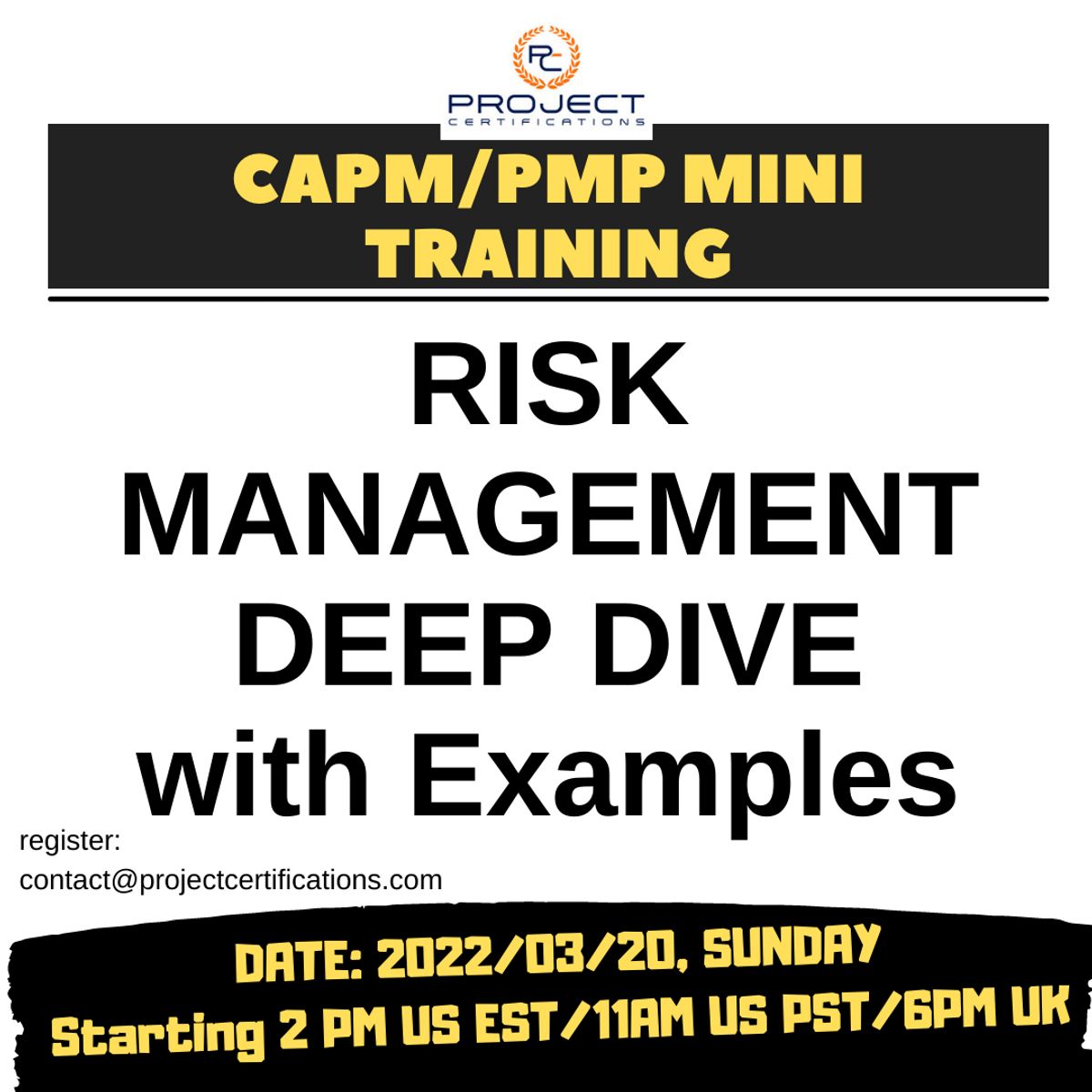 Risk Management Deep Dive with Examples Gabor Stramb 8wks CAPM