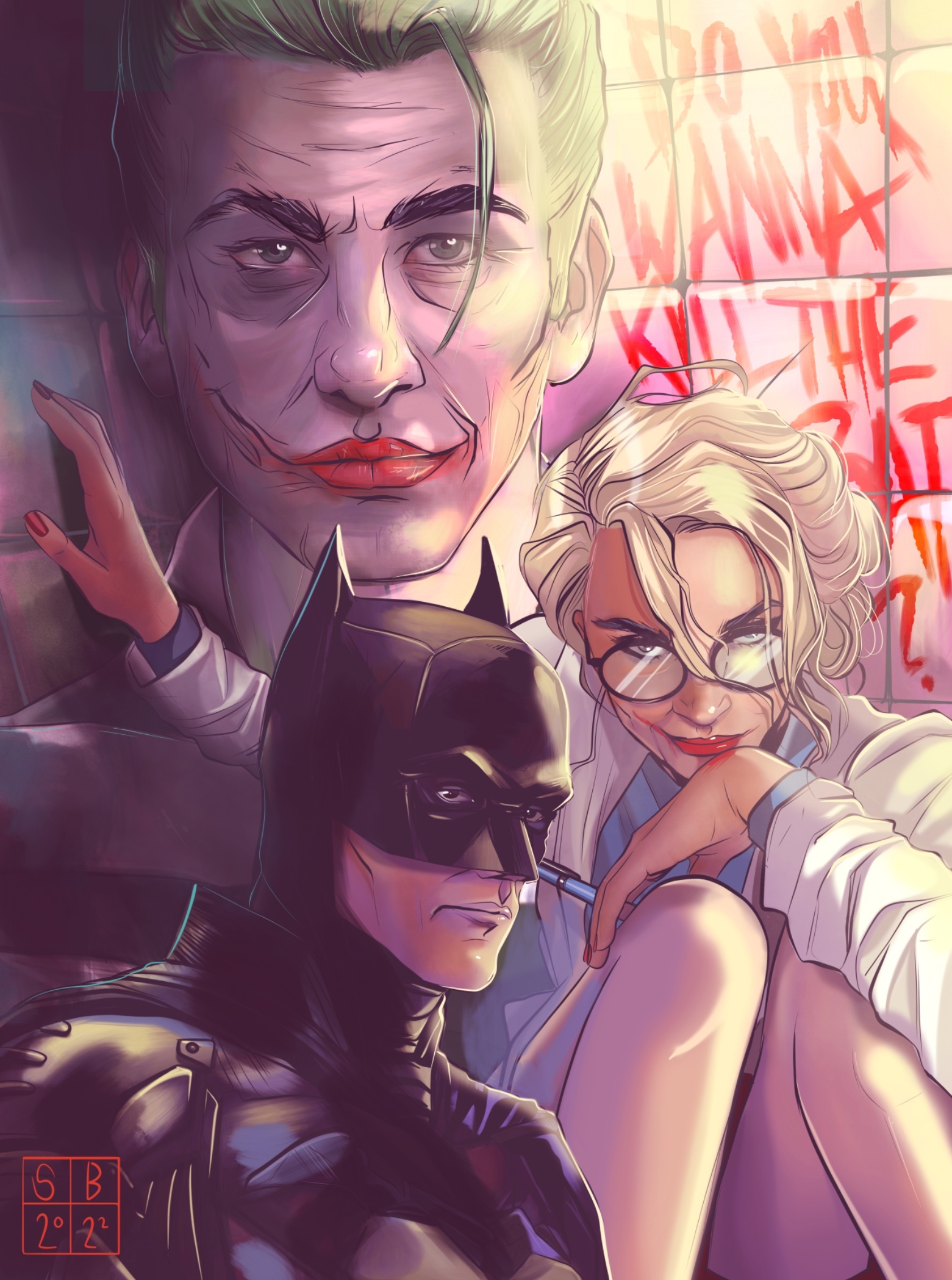 Matt Reeves inspired artwork — Mrs Van Damn - Buymeacoffee