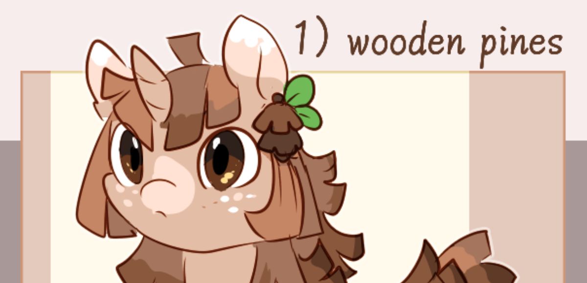 wooden pine pony adopt 