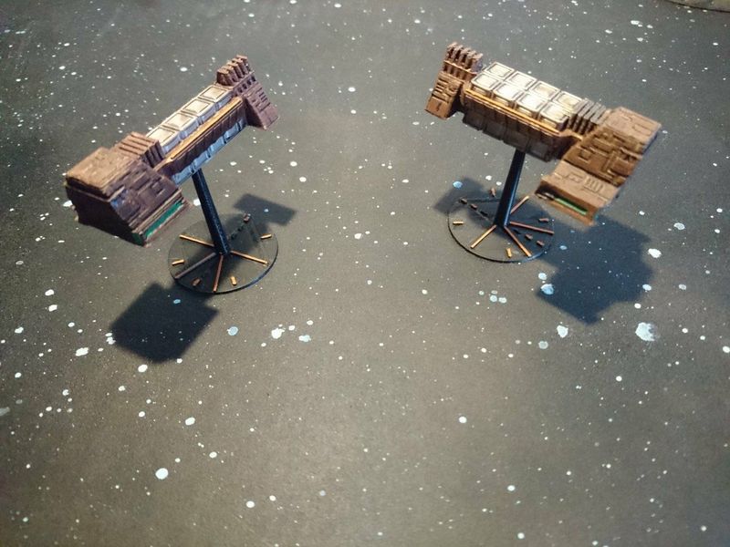 Easy to print miniature spaceships