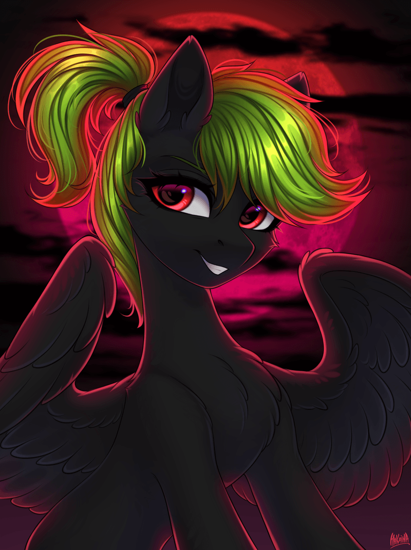 Red moon