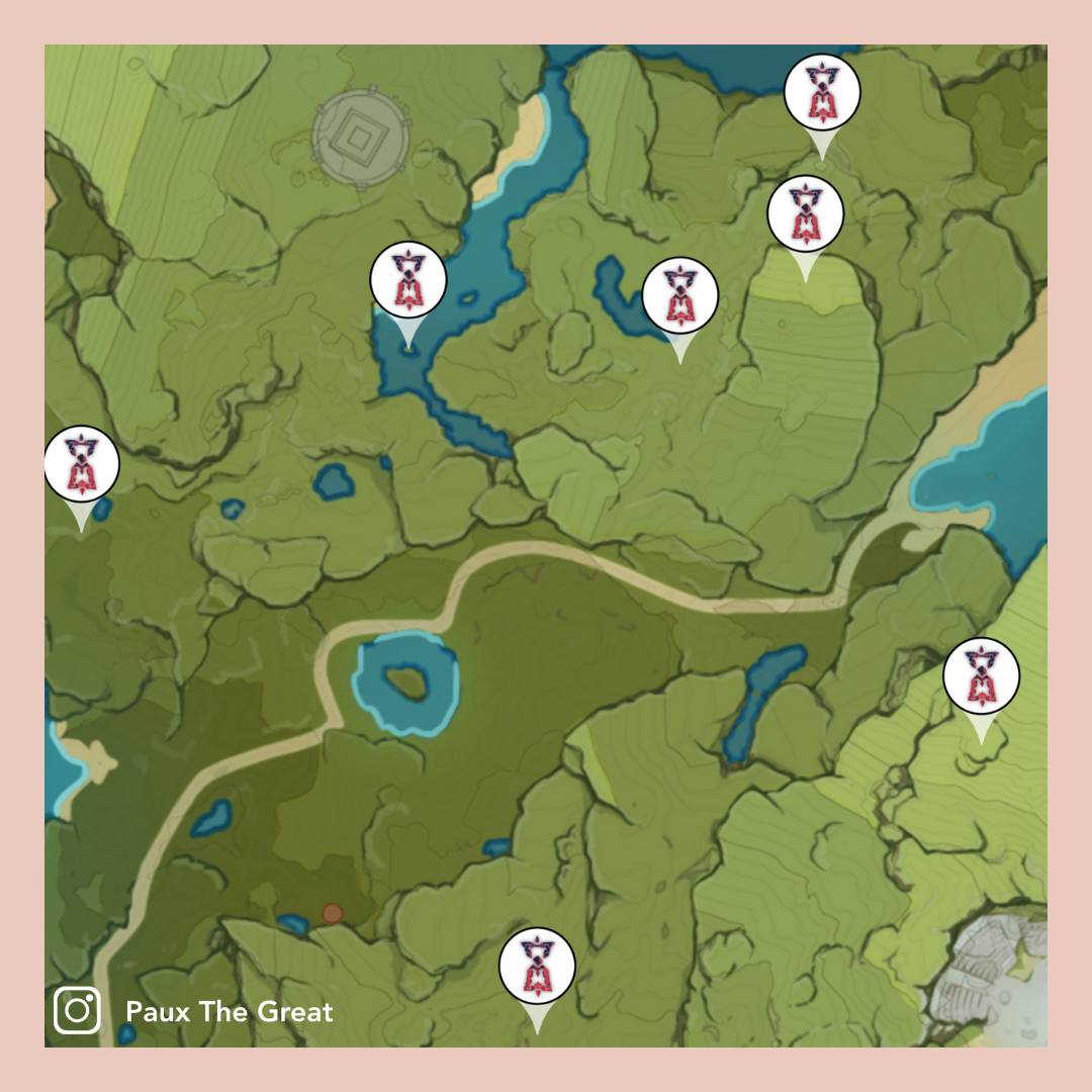 Time Trial Challenge Locations (liyue And Mondstadt) — Paux The Great