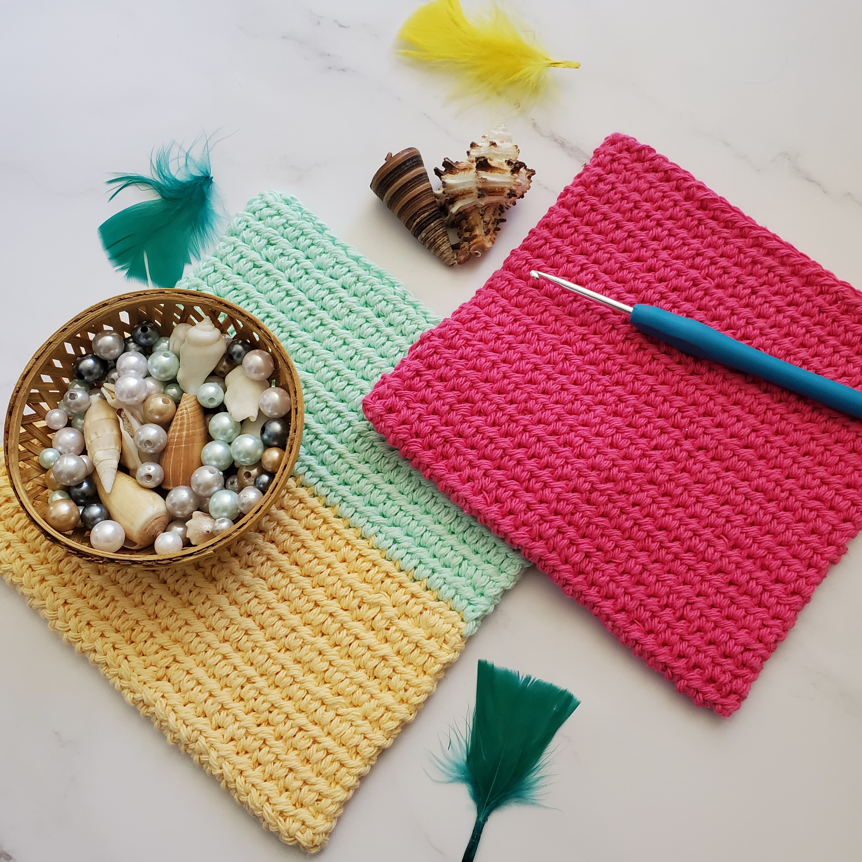 Easy Crochet Thick Hot Pads for Beginners — With Love Leisha