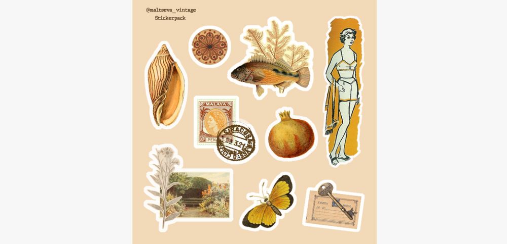 Orange June ~ Printable Sticker Pack