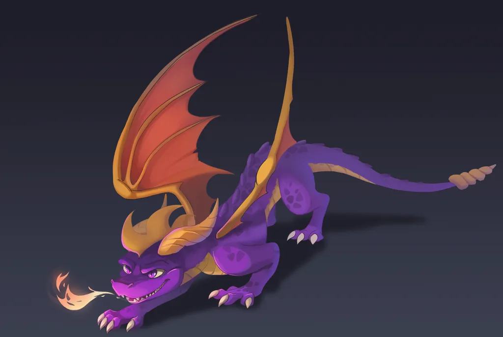 Spyro the dragon #drawing #art #people #anime #playstation… | Flickr