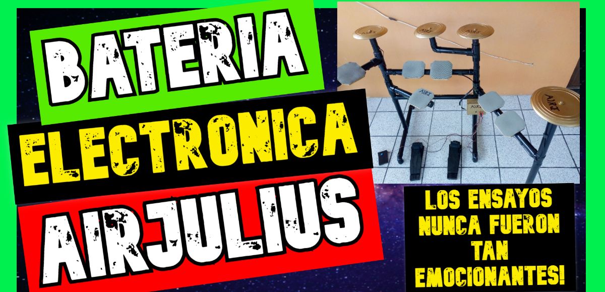 🌟🥇 TUTORIAL - BATERIA ELECTRONICA CASERA CON ARDUINO🌟🥇