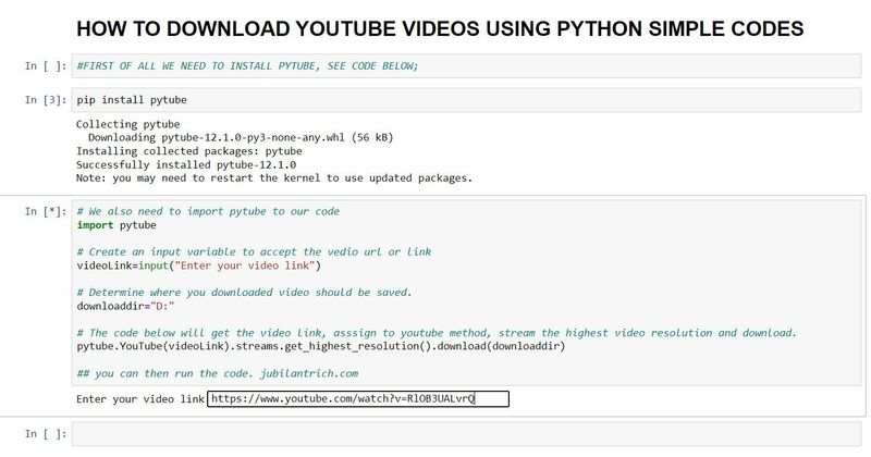 Download Wakanda Forever Video trailer in Free simple steps using python codes
