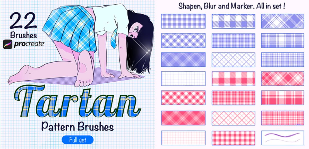 Tartan Pattern brush !