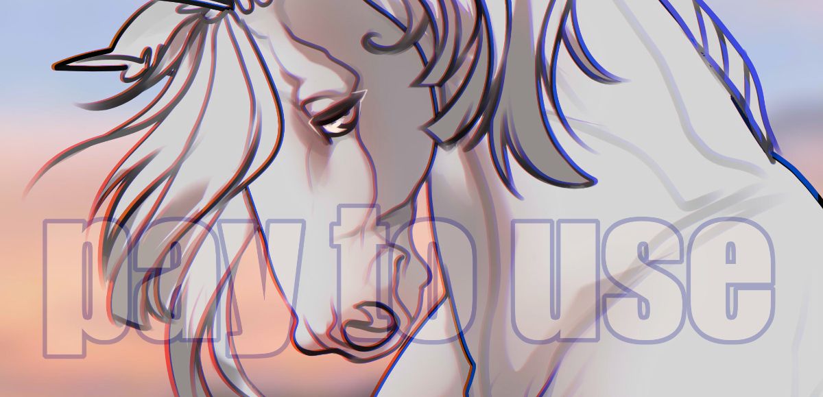 Horse portrait Base