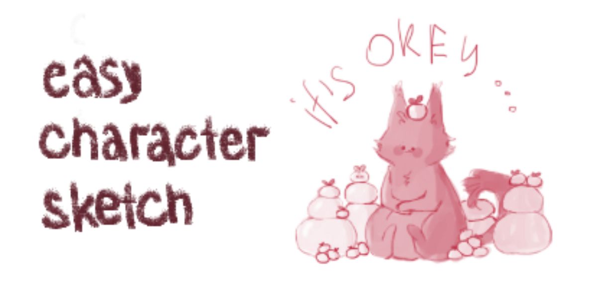 Easy character sketch