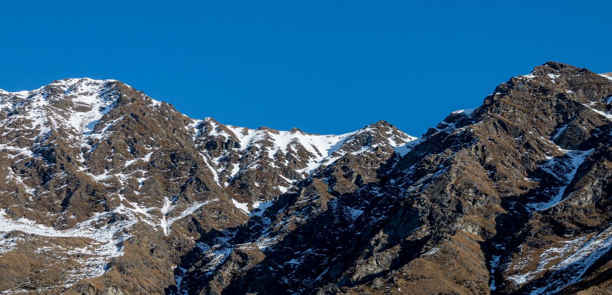 Photography of mountain scenery at the Shotover canyon swing area