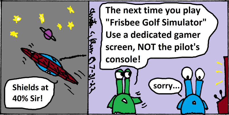Super silly comic! Weeks before it's in the paper