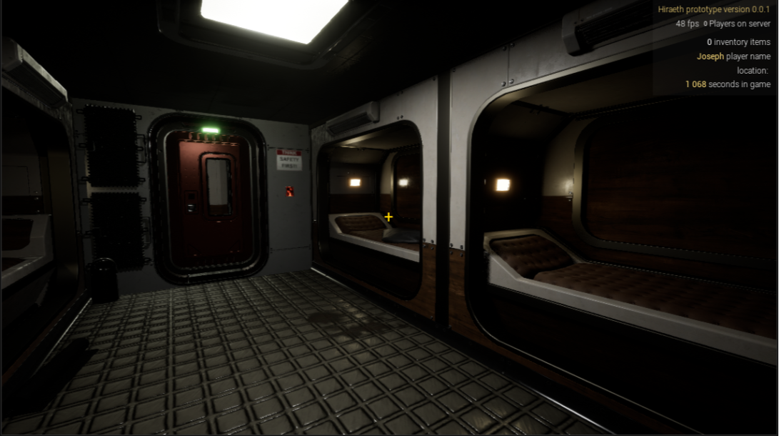 First screenshoots from game prototype — Hiraeth for desktops and