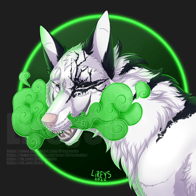 Neon smoke