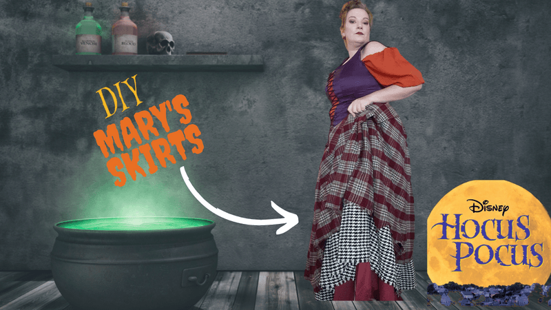 Hi friends, check out my newest video over on youtube, where i make Mary Sanderson's skirt