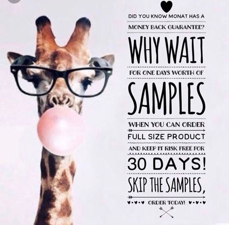 True but I still will send samples if you want them!