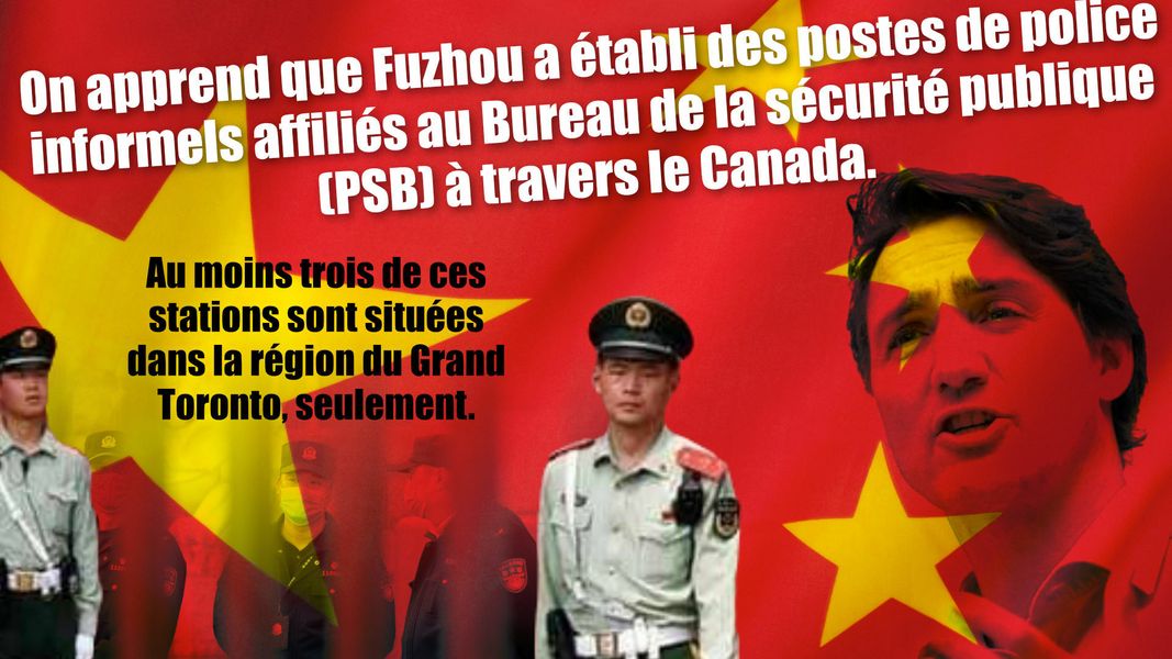 Postes de police chinoise "informels", au Canada — Claude Gélinas