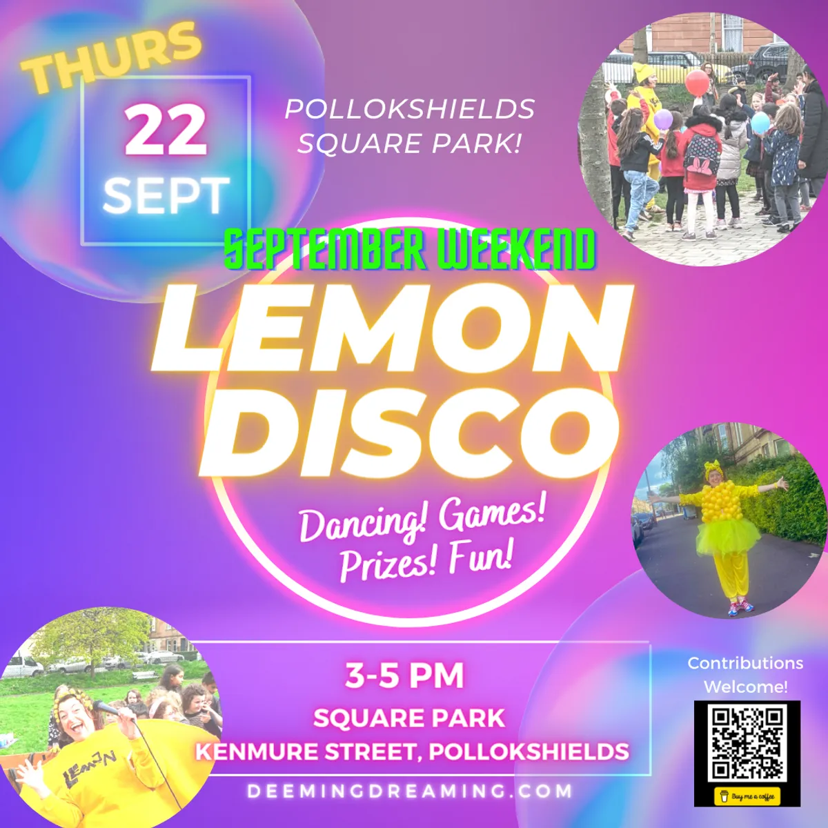 September Weekend Lemon Disco! — Kate E. Deeming