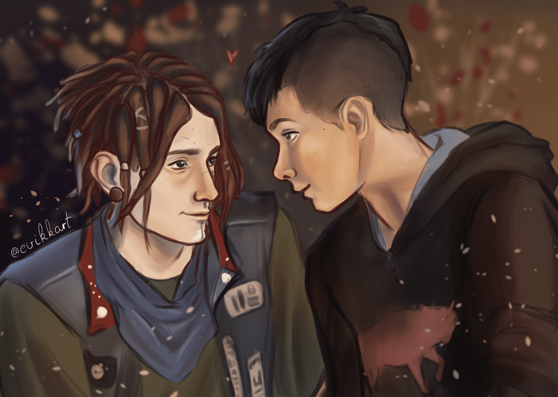 Finn x Sean, Life Is Streange 2 fan-art 