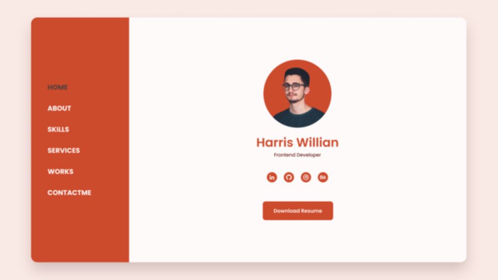 Responsive Portfolio Website Chris (Source Code) — Bedimcode