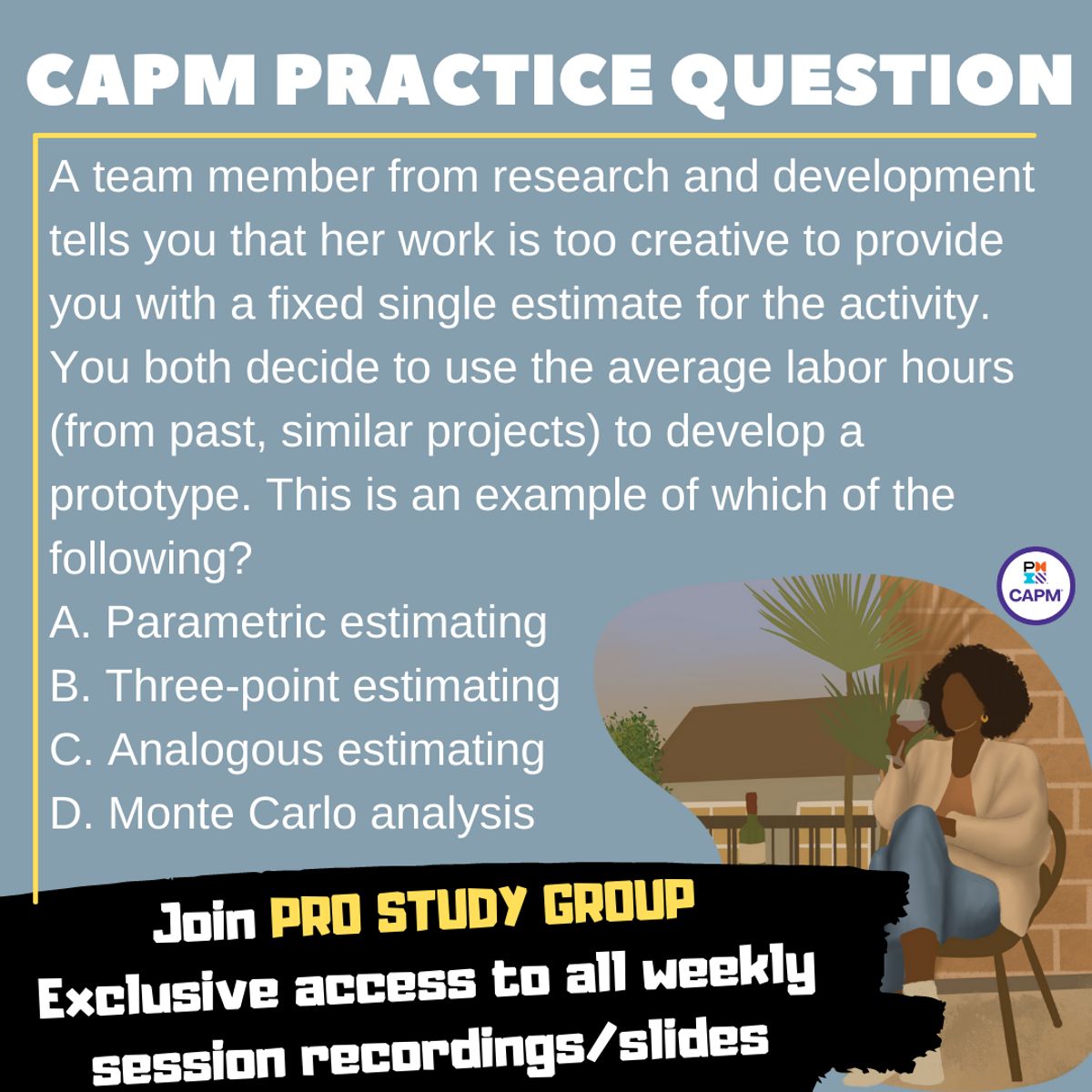 CAPM Mock Exam Question — Gabor Stramb - CAPM And PMP Exam Prep And ...