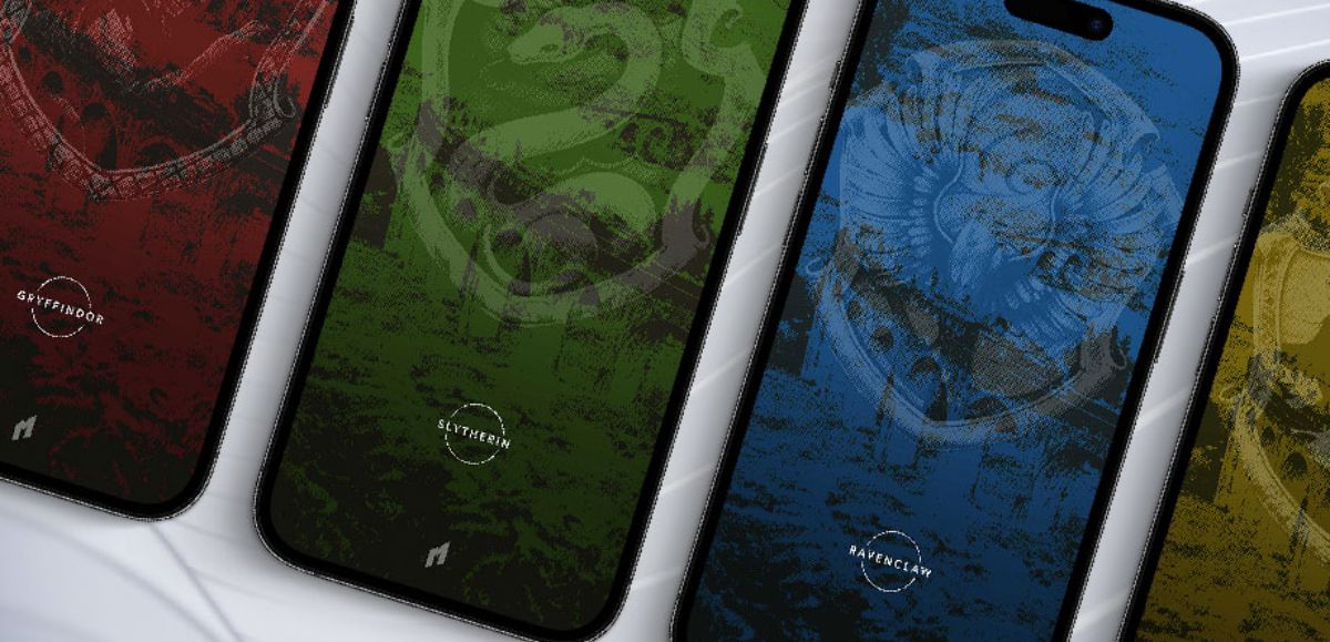 Hogwarts Houses (HD Phone Wallpaper)