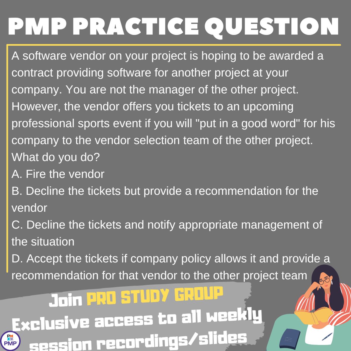 PMP Practice Question — Gabor Stramb - CAPM And PMP Exam Prep And ...