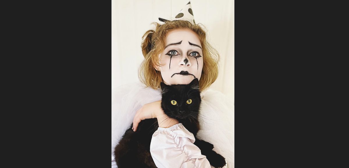 Cat & Clown digital print