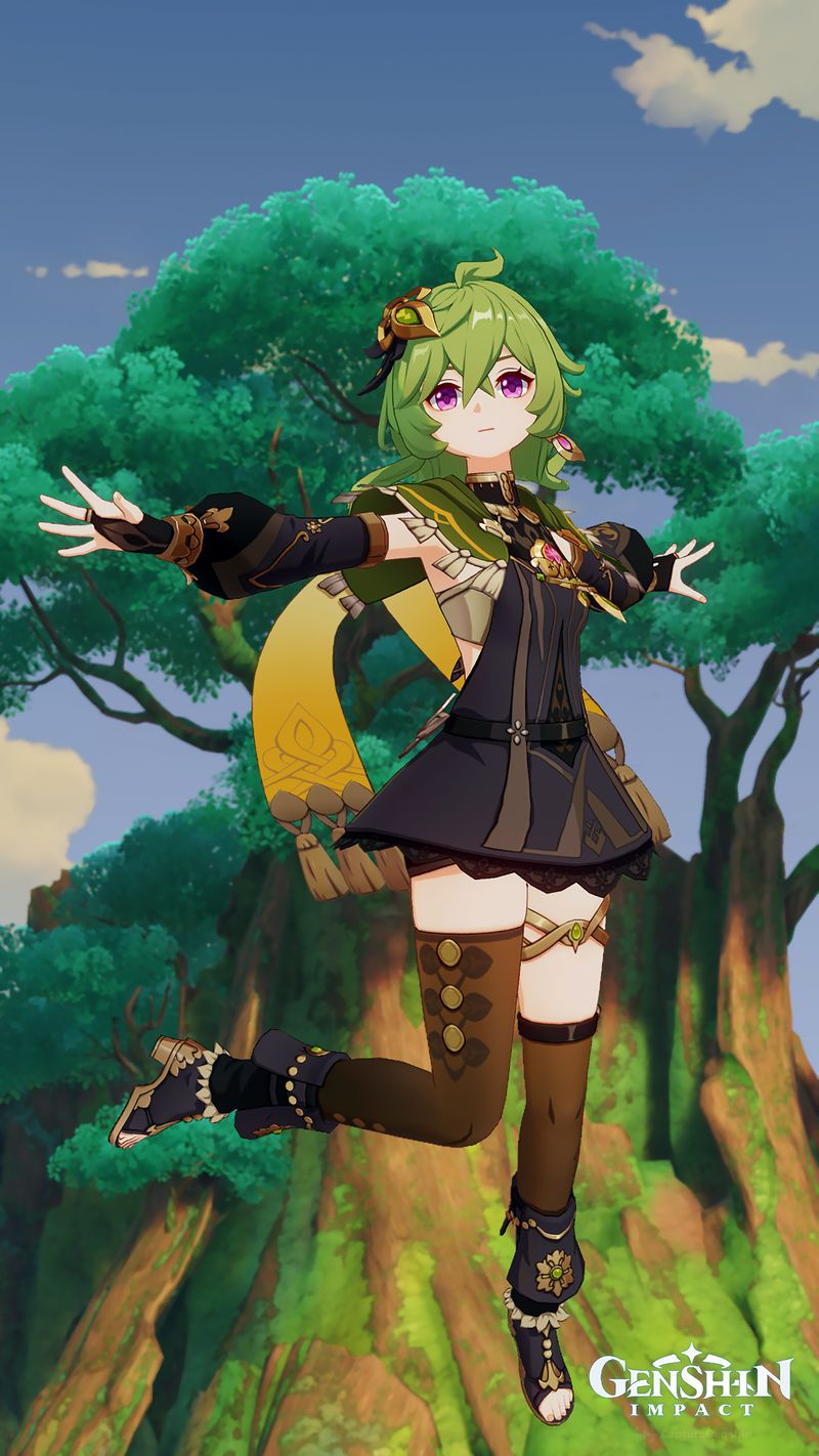 "Trainee Forest Ranger Collei, reporting for duty!"