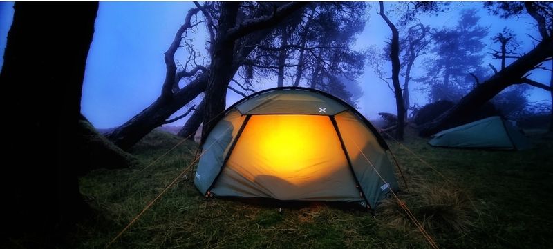 Wildcamp in the clouds.