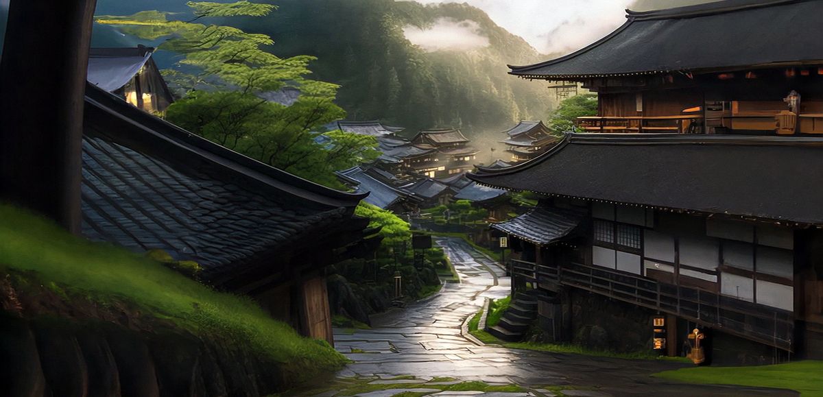 REIMAGINED SAMURAI VILLAGE 4K 60FPS WALLPAPER
