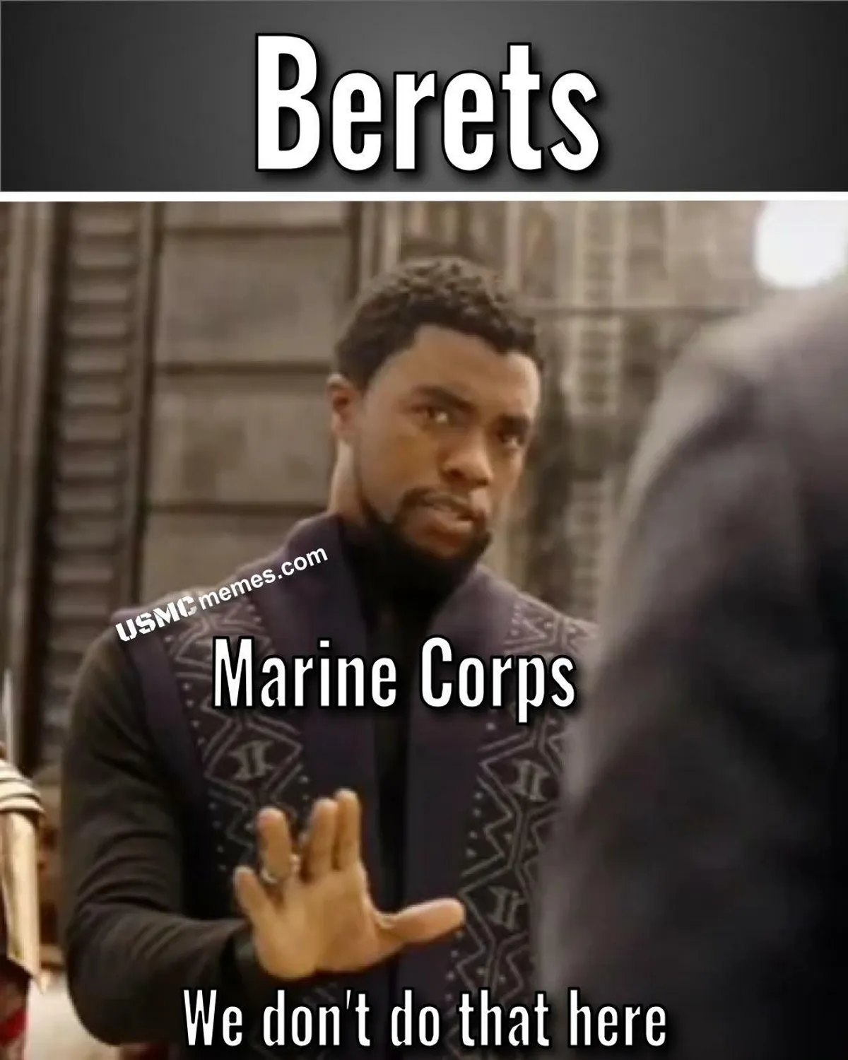 Meme 1377 Berets — USMC memes