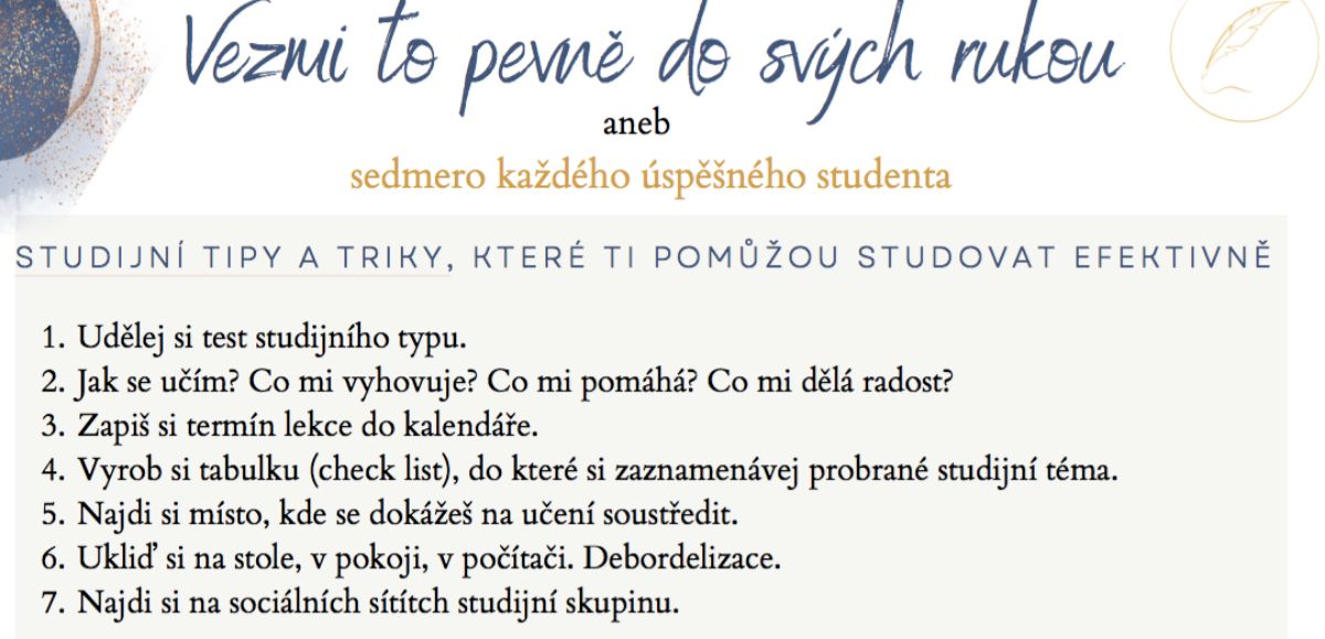 Jak studovat efektivně. Tipy a triky pro každ&eacute;ho studenta.