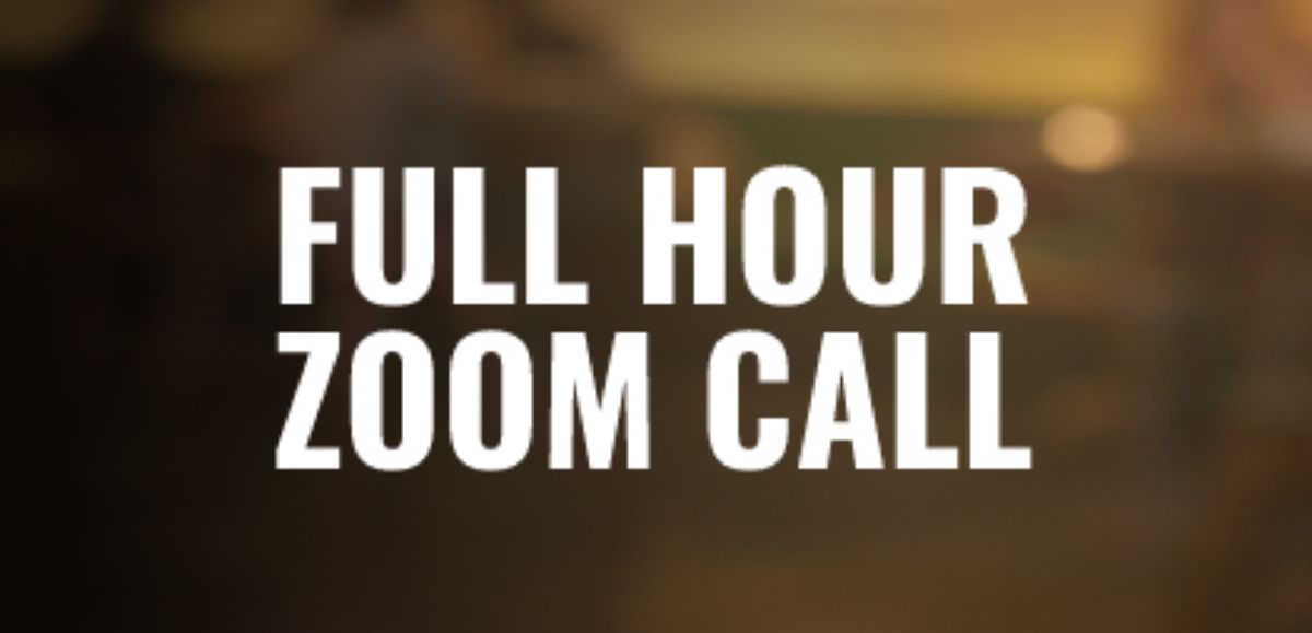1 Full Hour of Service Advice (via ZOOM)