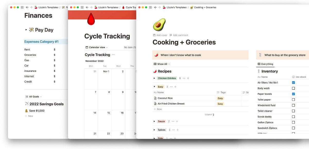 Notion Templates (ADHD Friendly)