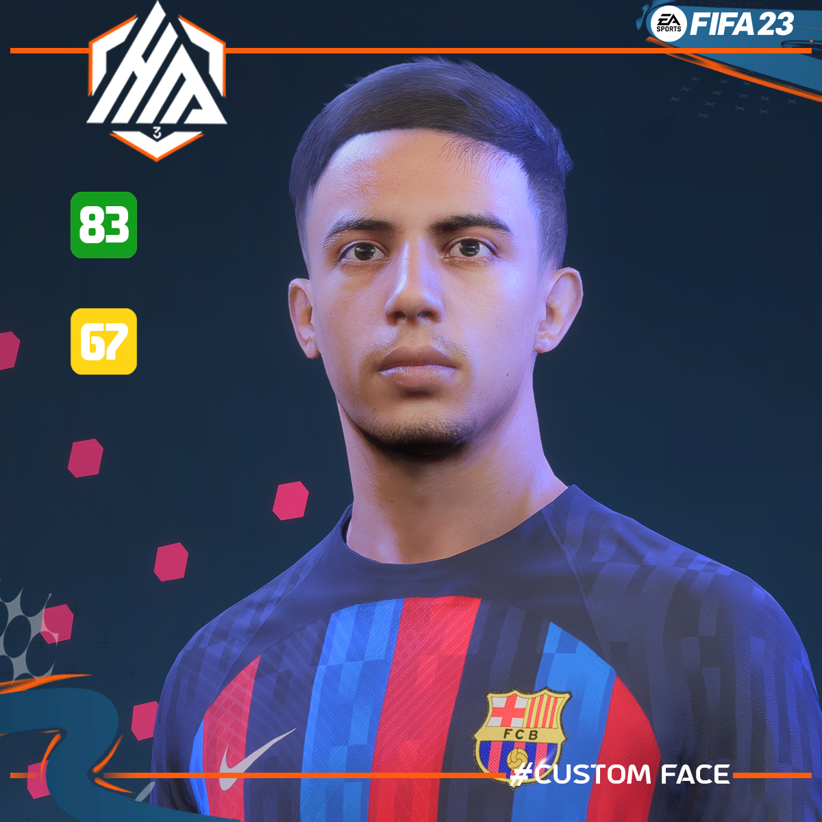 Fifa 23 Julián Álvarez custom face by Houss3m — Houss3m