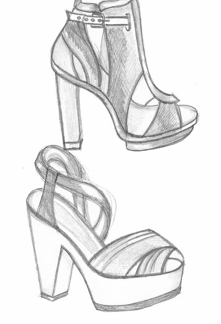 Learn to design and draw shoes — Fashion and Shoe illustration tutorials