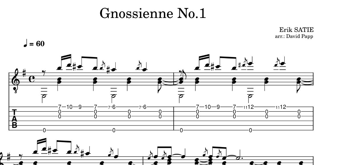 Gnossienne No.1