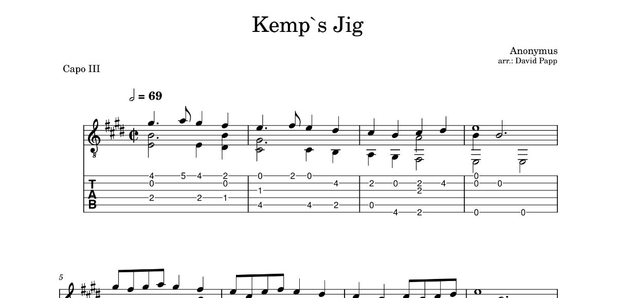 Kemp`s Jig
