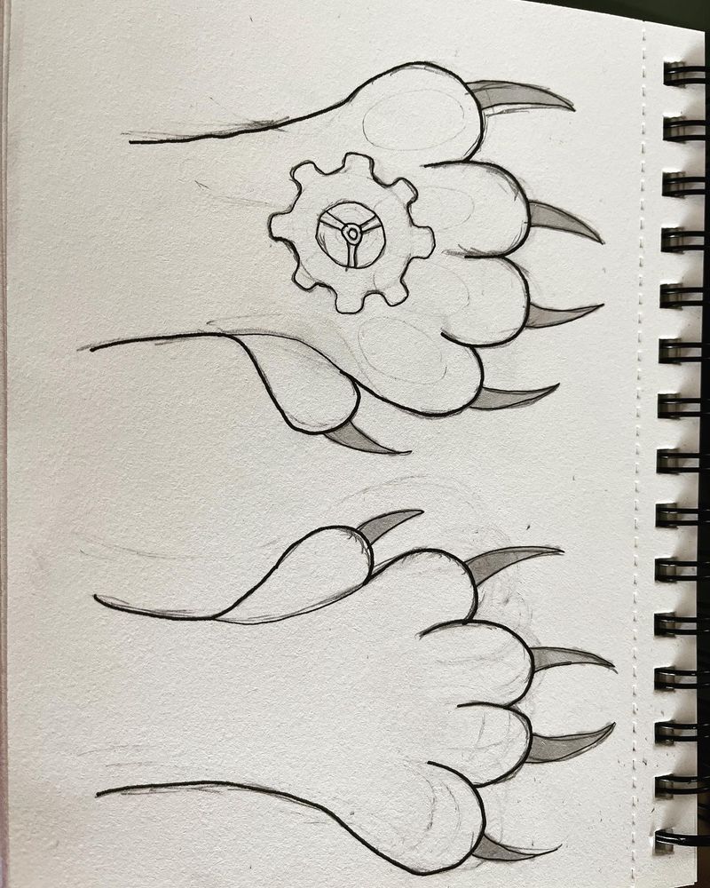 Hand paw plan