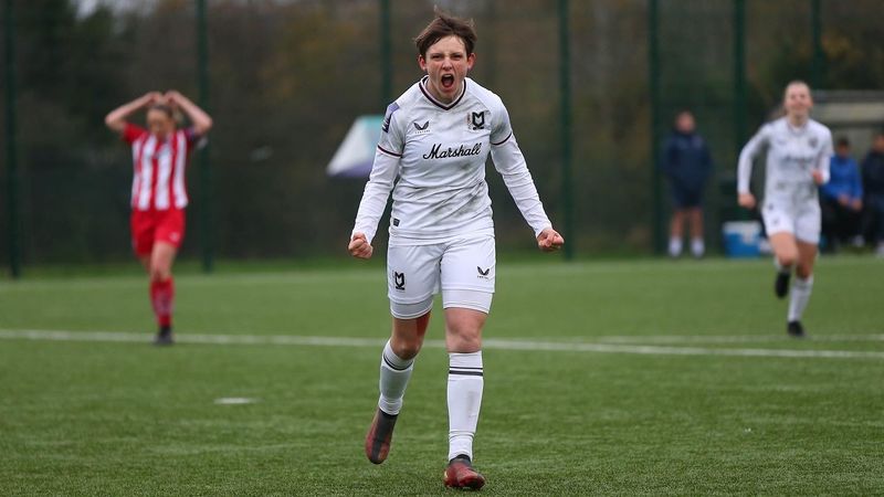 MK Dons Vs Exeter City FAWNL Cup Rd 2