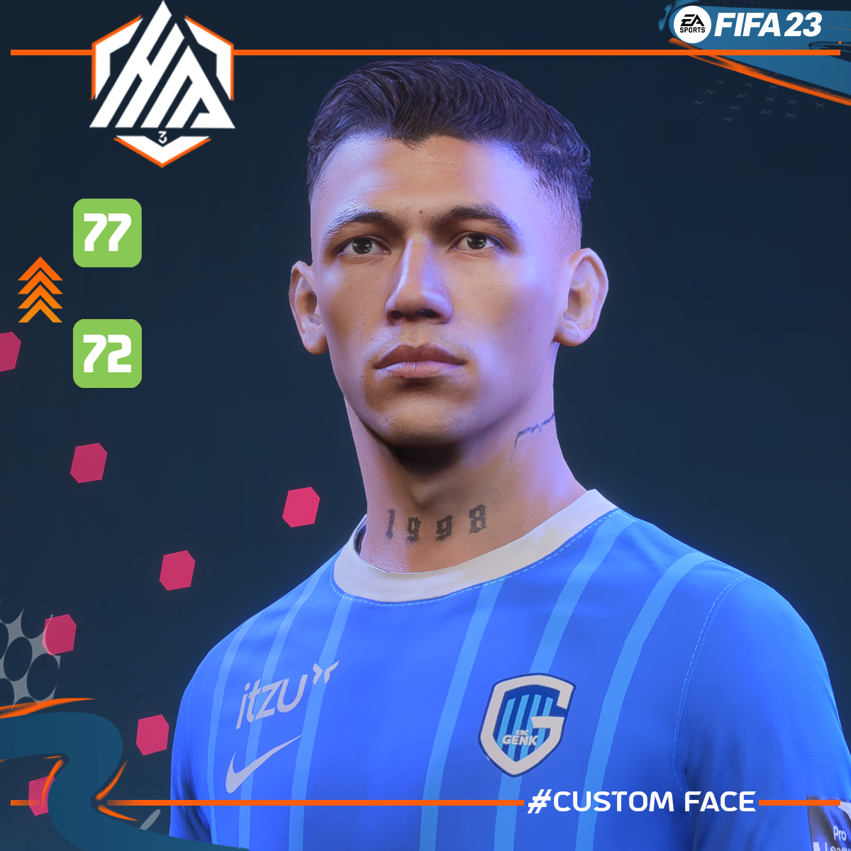 Fifa 23 Exequiel Palacios custom face by Houss3m — Houss3m