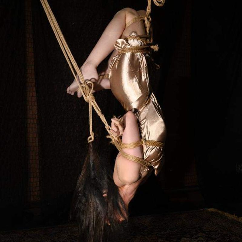 Golden in rope