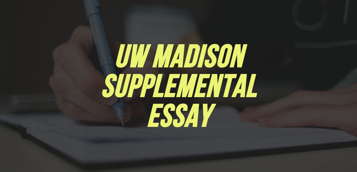 uw madison supplemental essays 2023