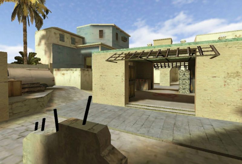 Defending B Bombsite on Mirage Map
