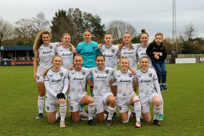 MK Dons vs Watford Women FAWNL League Cup 29-01-2023